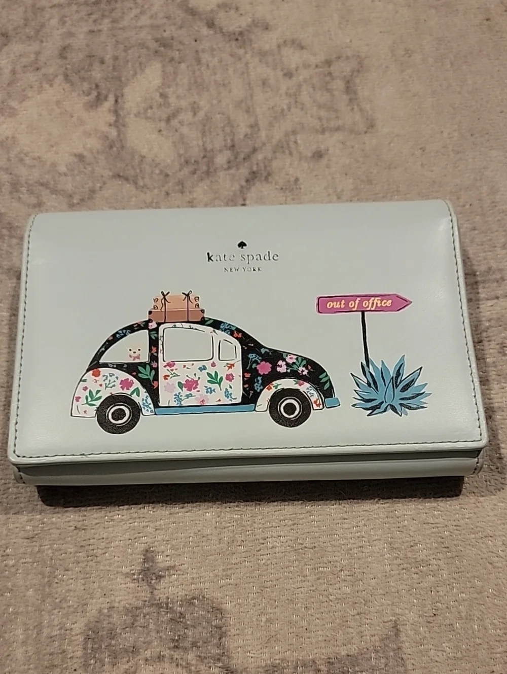 kate spade New York Out Of Office Leather Clutch Wallet